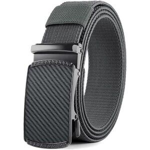 Belt Men, elastic golf belts for men,2 Pack Nylon Ratchet Belt Mens Belts Casual